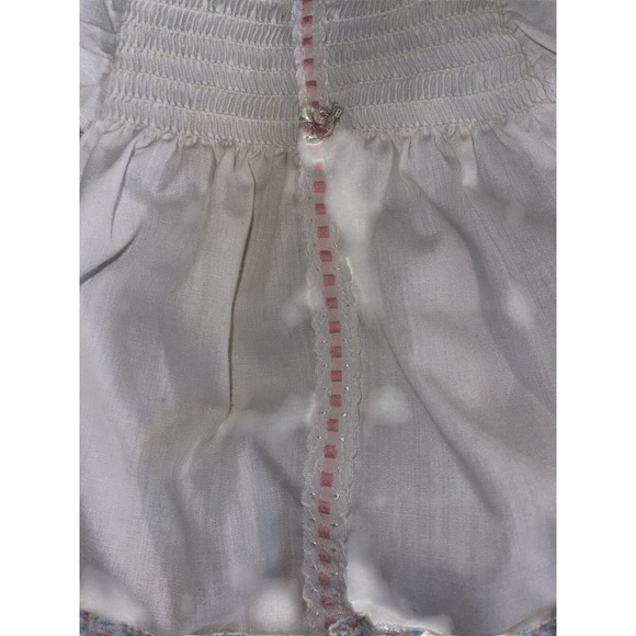 Evy Of California Vintage Girls USA Made Lace Dress T-2 Flower Dress Big‎ Doll - Picture 9 of 16